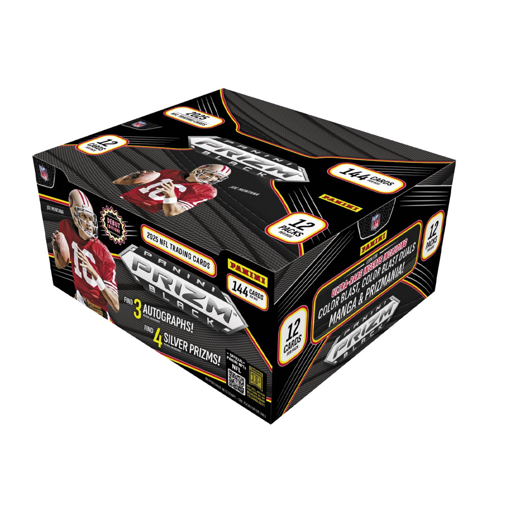 2025 Panini Prizm Black NFL - Hobby Box - Maga Cards - Sport Trading Cards