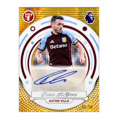 John McCinn	Prestine auto /50 - Soccer - Card
